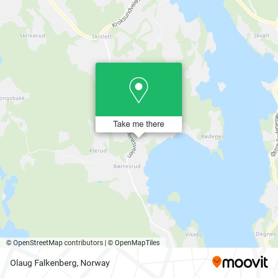 Olaug Falkenberg map