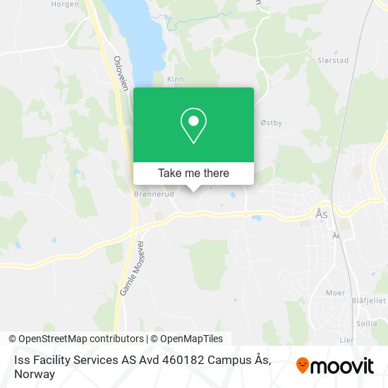 Iss Facility Services AS Avd 460182 Campus Ås map