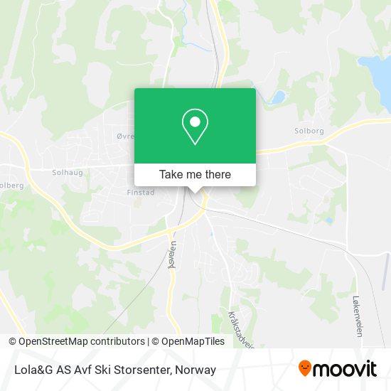 Lola&G AS Avf Ski Storsenter map