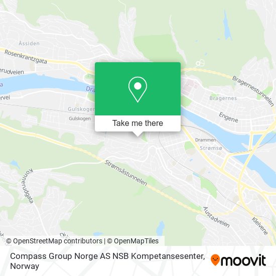 Compass Group Norge AS NSB Kompetansesenter map