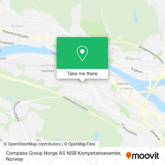 Compass Group Norge AS NSB Kompetansesenter map