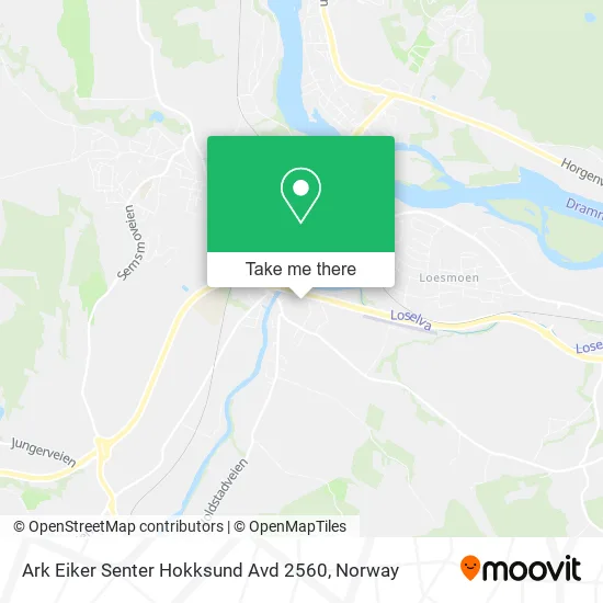 Ark Eiker Senter Hokksund Avd 2560 map