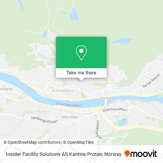 Insider Facility Solutions AS Kantine Protan map