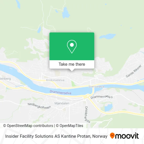 Insider Facility Solutions AS Kantine Protan map