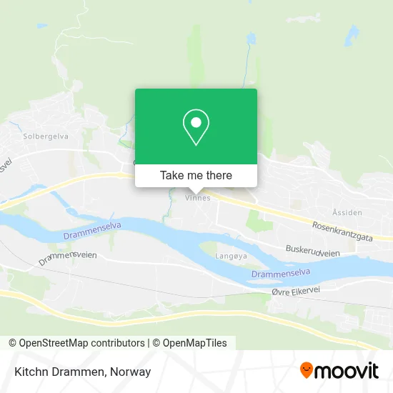Kitchn Drammen map