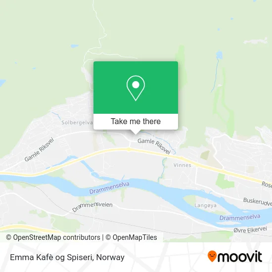 Emma Kafè og Spiseri map