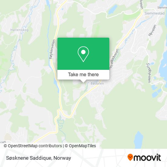 Søsknene Saddique map