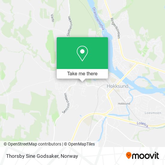 Thorsby Sine Godsaker map