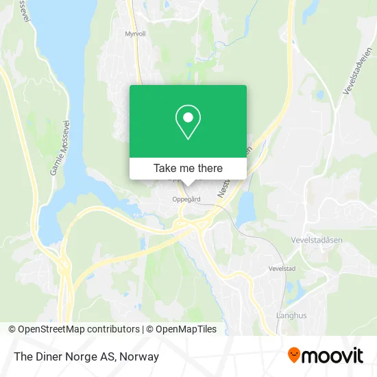 The Diner Norge AS map