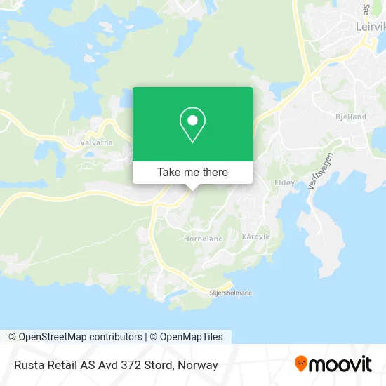 Rusta Retail AS Avd 372 Stord map