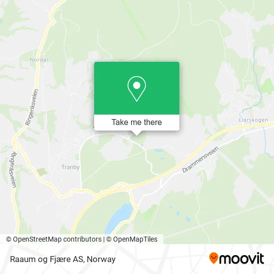 Raaum og Fjære AS map
