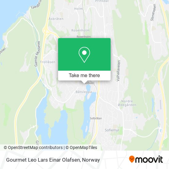 Gourmet Leo Lars Einar Olafsen map