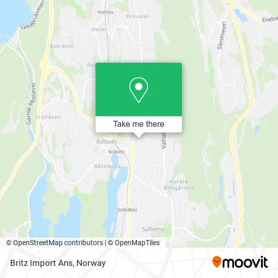 Britz Import Ans map