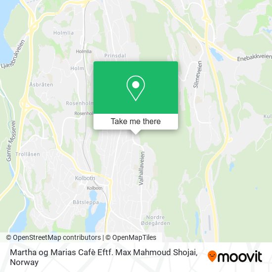 Martha og Marias Cafè Eftf. Max Mahmoud Shojai map