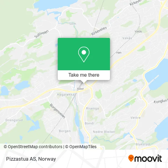 Pizzastua AS map
