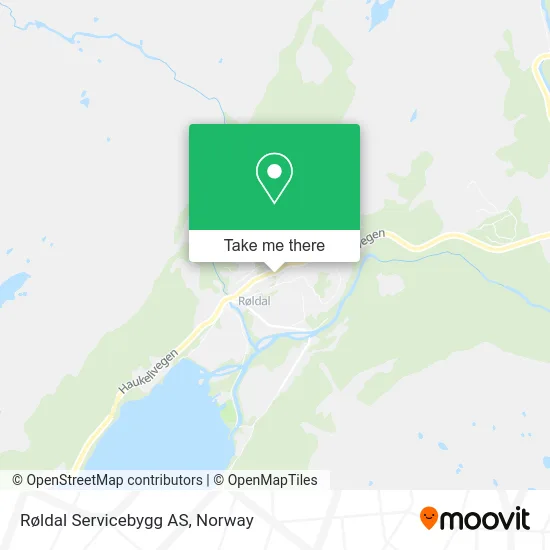 Røldal Servicebygg AS map
