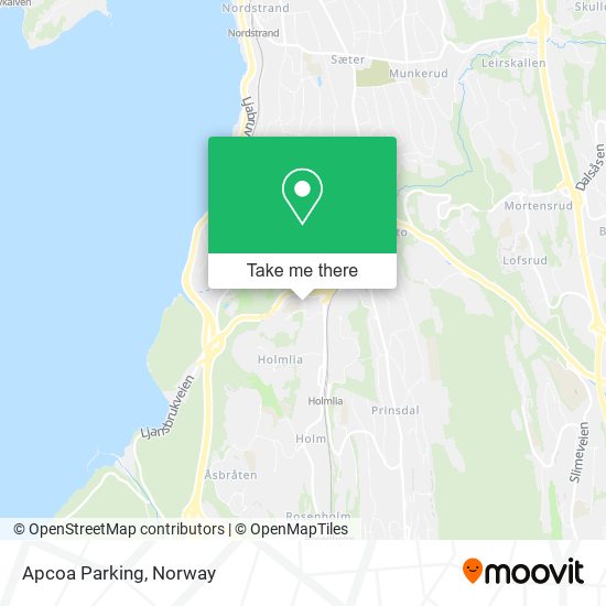 Apcoa Parking map