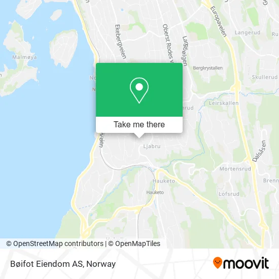 Bøifot Eiendom AS map