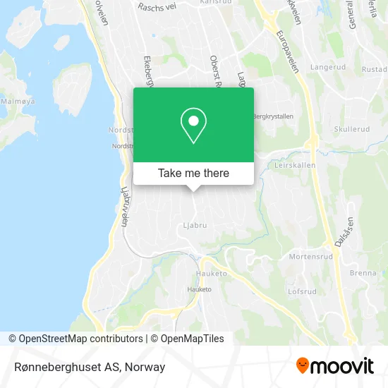 Rønneberghuset AS map