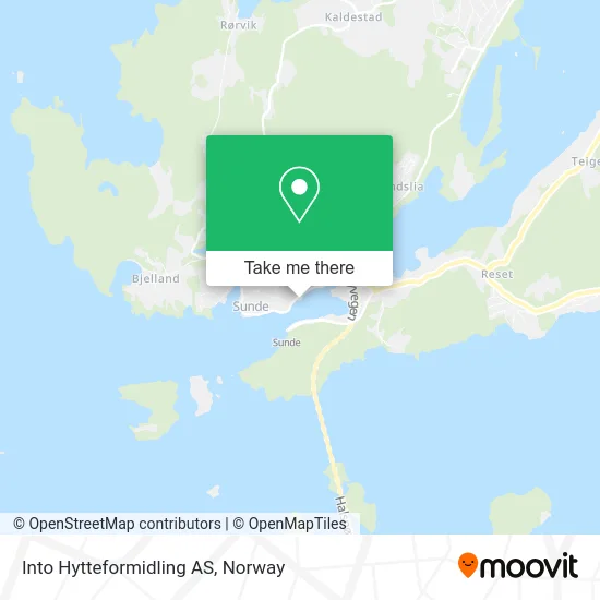 Into Hytteformidling AS map