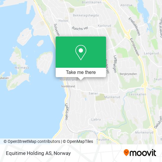 Equitime Holding AS map