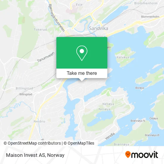 Maison Invest AS map