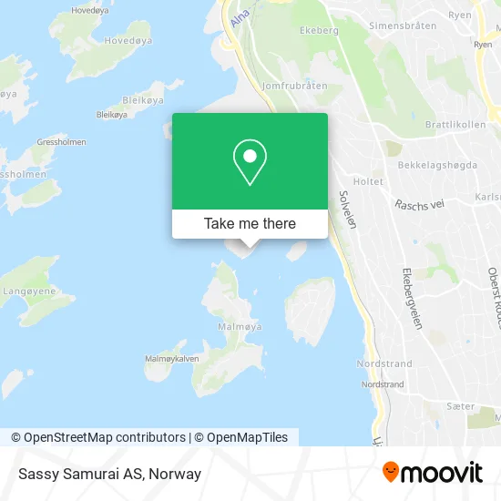 Sassy Samurai AS map