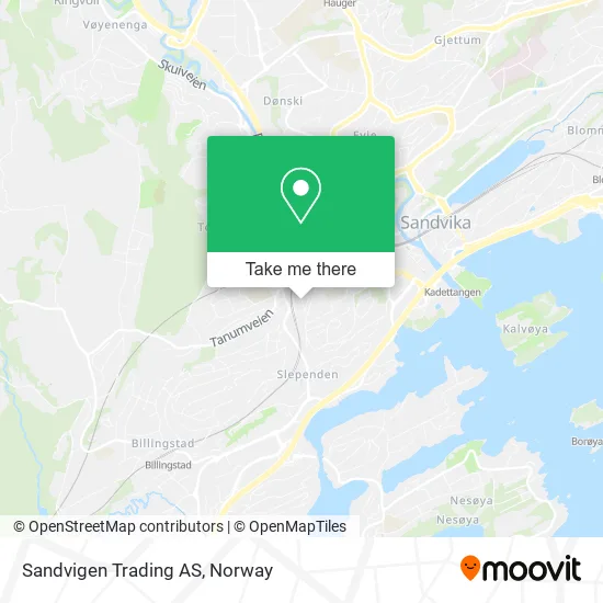Sandvigen Trading AS map