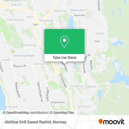 Abildsø Grill Saeed Rashid map