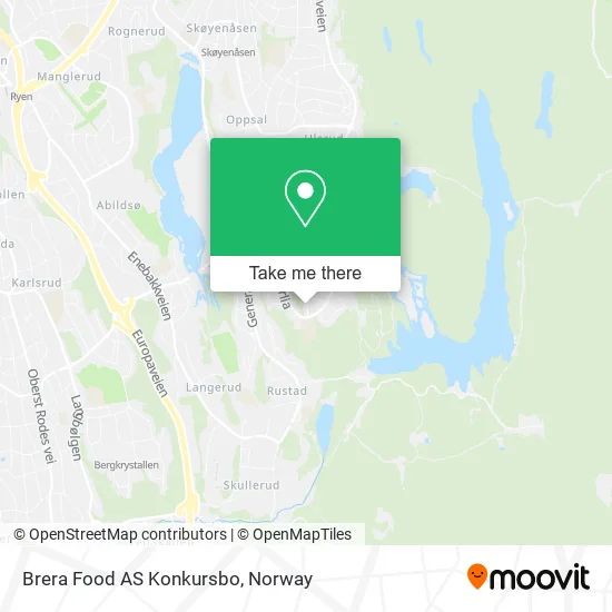 Brera Food AS Konkursbo map