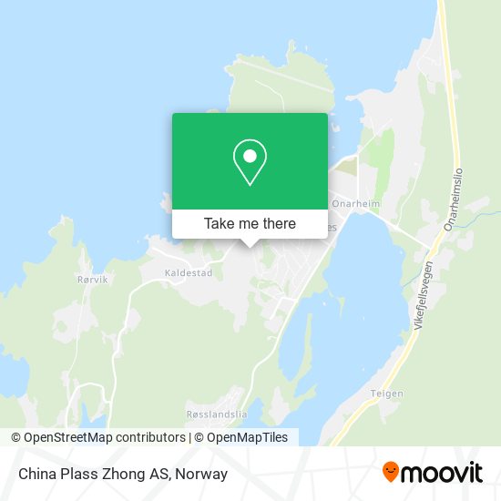 China Plass Zhong AS map