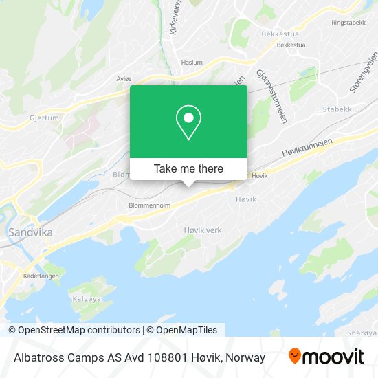 Albatross Camps AS Avd 108801 Høvik map