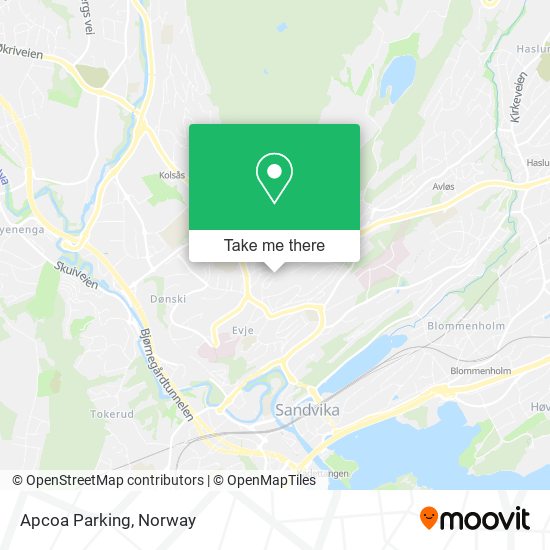 Apcoa Parking map