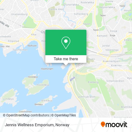 Jennis Wellness Emporium map