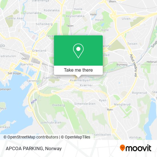 APCOA PARKING map