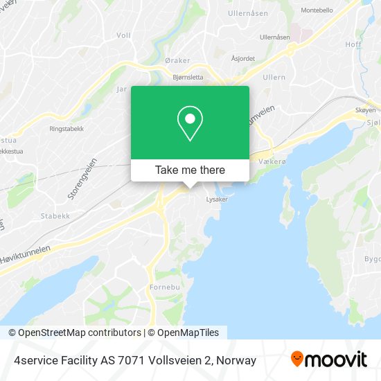 4service Facility AS 7071 Vollsveien 2 map
