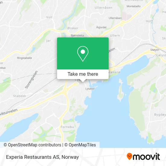 Experia Restaurants AS map