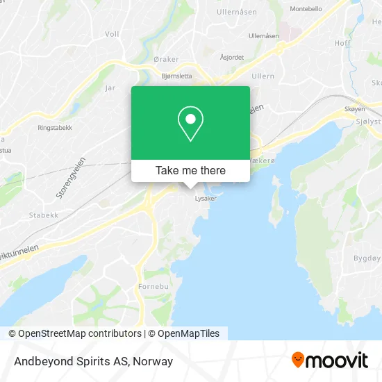 Andbeyond Spirits AS map