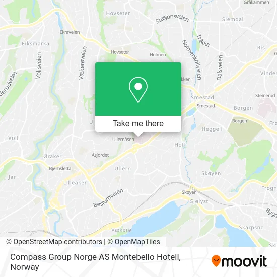 Compass Group Norge AS Montebello Hotell map