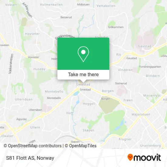 S81 Flott AS map