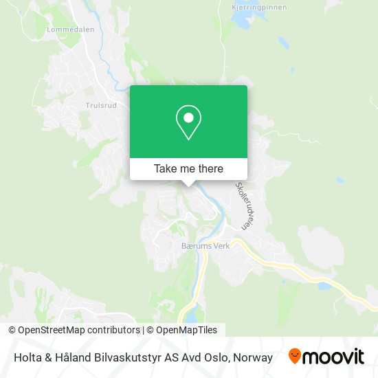 Holta & Håland Bilvaskutstyr AS Avd Oslo map