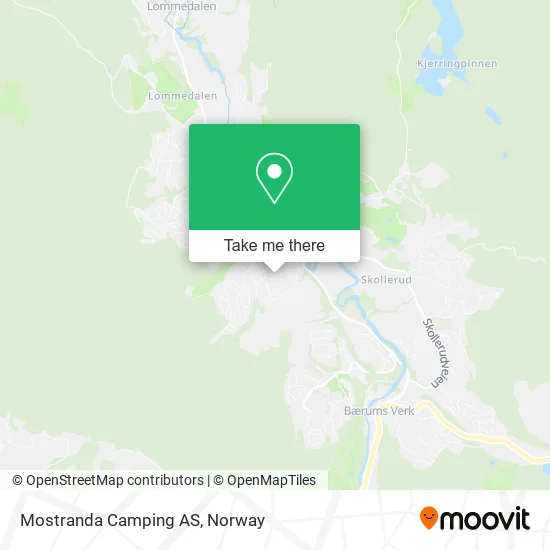 Mostranda Camping AS map