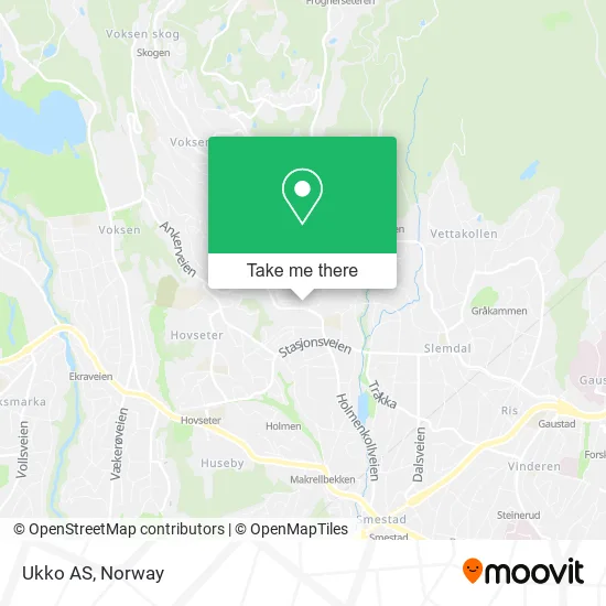 Ukko AS map
