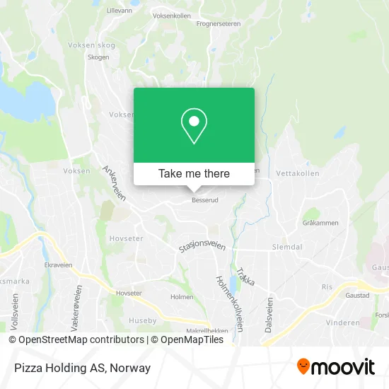 Pizza Holding AS map
