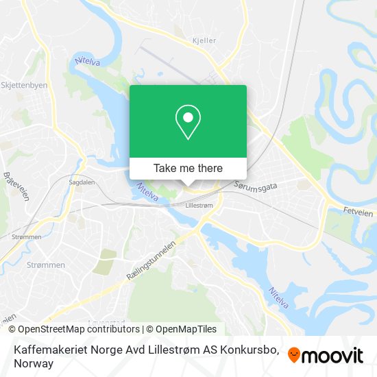 Kaffemakeriet Norge Avd Lillestrøm AS Konkursbo map