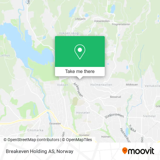 Breakeven Holding AS map