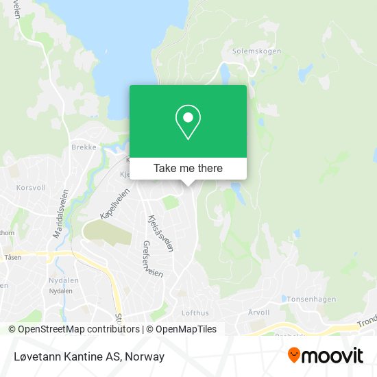 Løvetann Kantine AS map