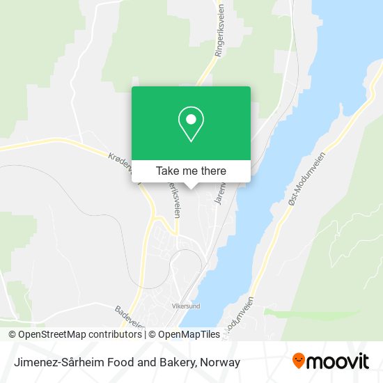 Jimenez-Sårheim Food and Bakery map