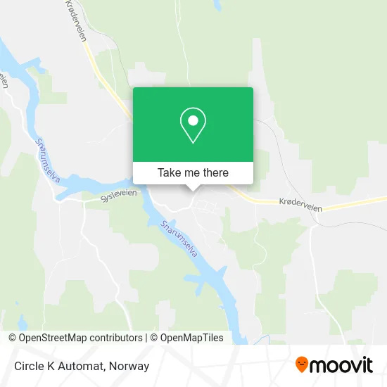 Circle K Automat map