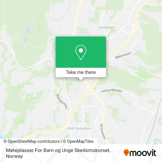 Møteplasser For Barn og Unge Skedsmokorset map